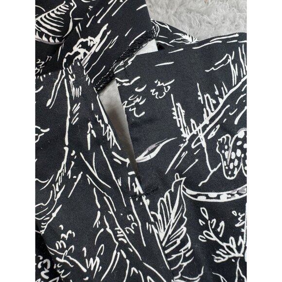 E.P Pro Womens Black & White Sz 8 Safari Print Skort Golf Active Cotton/Spandex - Picture 14 of 16